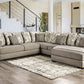 Angelia Gray Chenille Sectional SM5182
