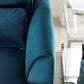 Peregrine Double Chaise Sectional - Velvet Teal SM5415