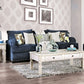 Zayla SM6222 Made in USA Sofa Collection - Navy or Ivory