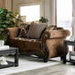 Tilde Traditional Sofa Collection - Brown Chenille
