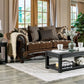 Tilde Traditional Sofa Collection - Brown Chenille