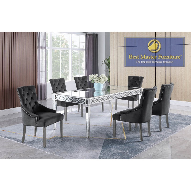 Cambia T1840 Dining Collection - 4 Velvet Chair Choices