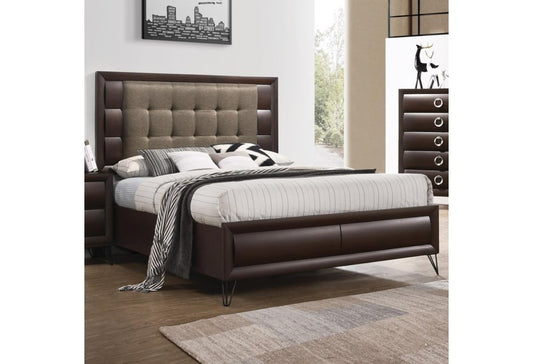 Tablita Bedroom Collection - Dark Merlot Finish