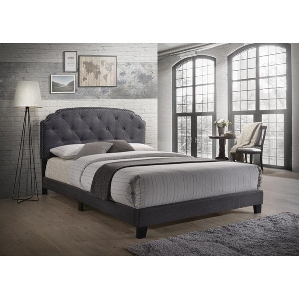 Tradilla Queen Bed - Button Tufted Headboard