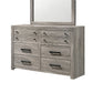 Crown Mark Tundra Bedroom Collection - Brown Rustic Finish