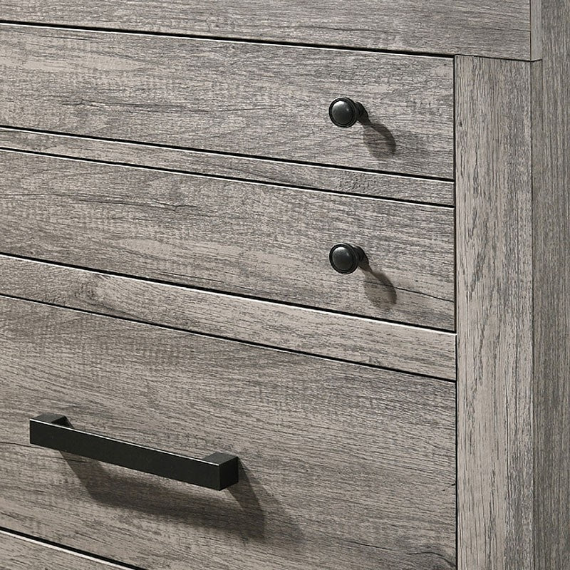 Crown Mark Tundra Bedroom Collection - Brown Rustic Finish