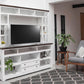 Qatar Entertainment Center - Whitewash Finish