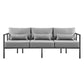 Valentina 4 Pc Dark Grey Armen Living Outdoor Seating Set