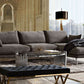 Vantage Sectional by Diamond Sofa - Iron Grey or Light Flax Fabric