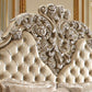 Vatican Bedroom Collection - Gold & Champagne Silver Finish