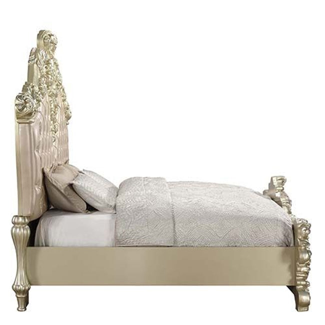Vatican Bedroom Collection - Gold & Champagne Silver Finish