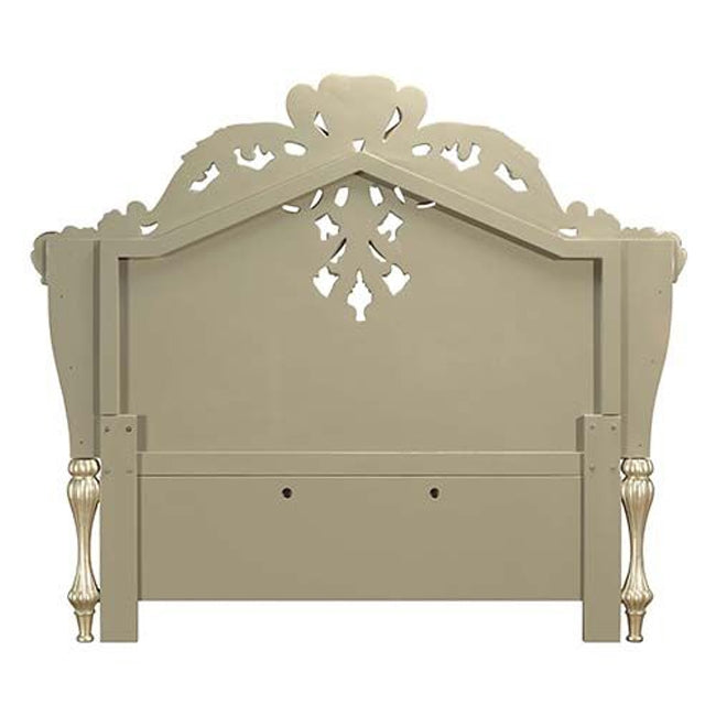 Vatican Bedroom Collection - Gold & Champagne Silver Finish