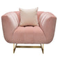 Diamond Sofa Venus Chair - Blush Fabric