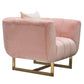 Diamond Sofa Venus Chair - Blush Fabric
