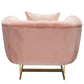 Diamond Sofa Venus Chair - Blush Fabric