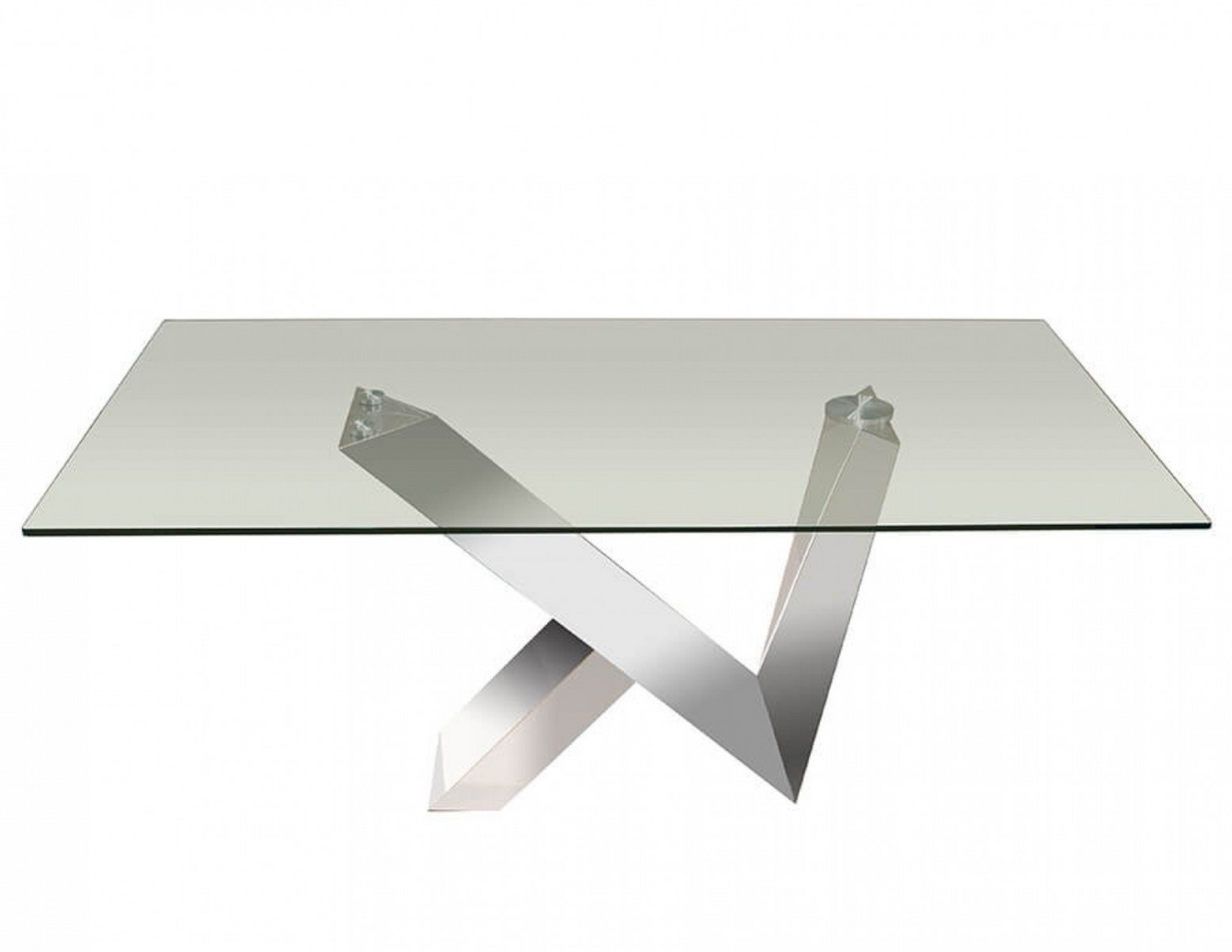 Vetro Occasional Table Collection - Stainless Steel & Glass