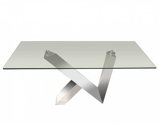 Vetro Occasional Table Collection - Stainless Steel & Glass