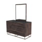 Benzon Italian Modern Dark Rovere Bedroom Set