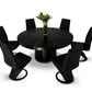 Houston Dining Collection - Stainless Steel Base