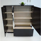 Modern Skyline Dining Collection - Black Crocodile