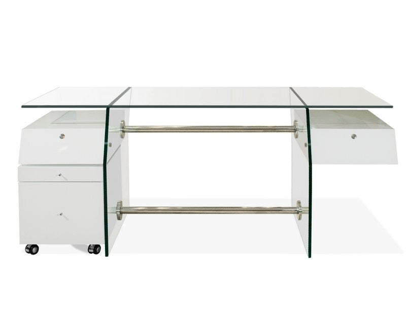 Vitra Modern Gloss Desk - White Lacquer