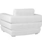 Global United 904 Gianna White Italian Chair