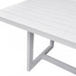 Colección de comedor al aire libre blanco moderno Renava Wake