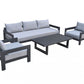 Renava Wake by VIG - Modern Charcoal Outdoor Sofa Set