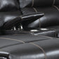Seccional AC Pacific William Power Motion - Gel de cuero marrón