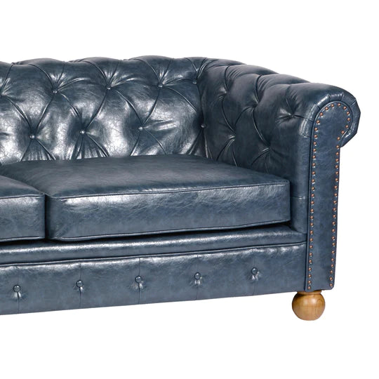 Armen Living Winston Classic Leather Sofa Collection